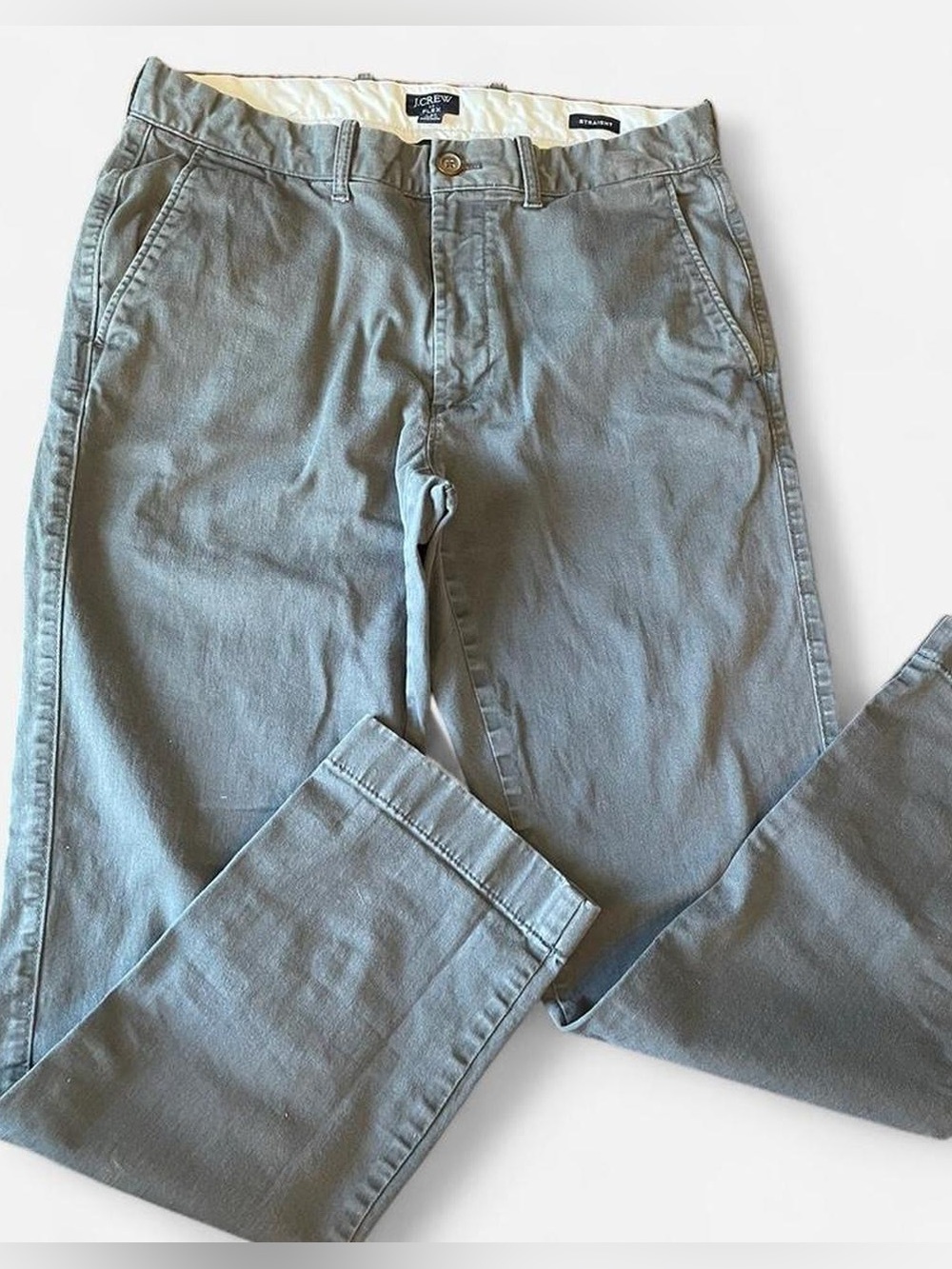 J.Crew grey straight leg chinos Size 29" #chino #menswear